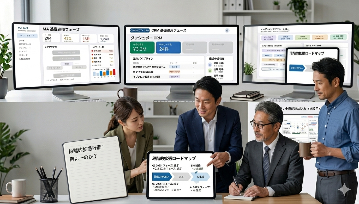 必要機能に絞った軽量設計と段階的な拡張